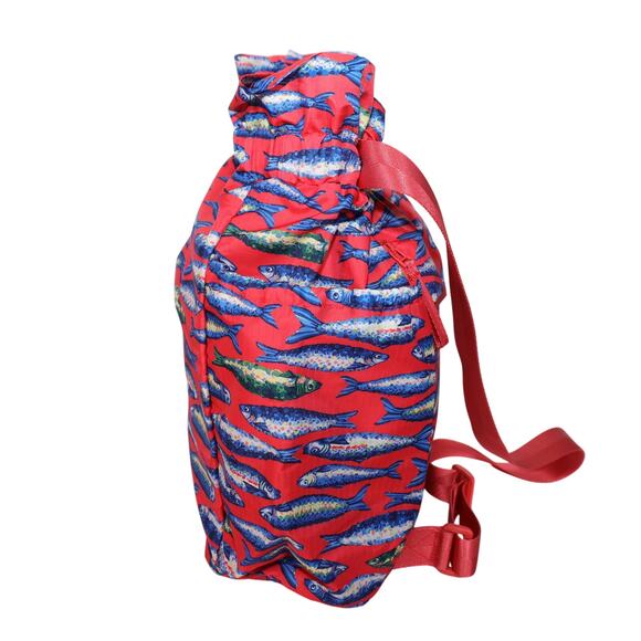 Vera Bradley Deluxe Drawstring Backpack - Fish Tale - NWT - Picture 5 of 10